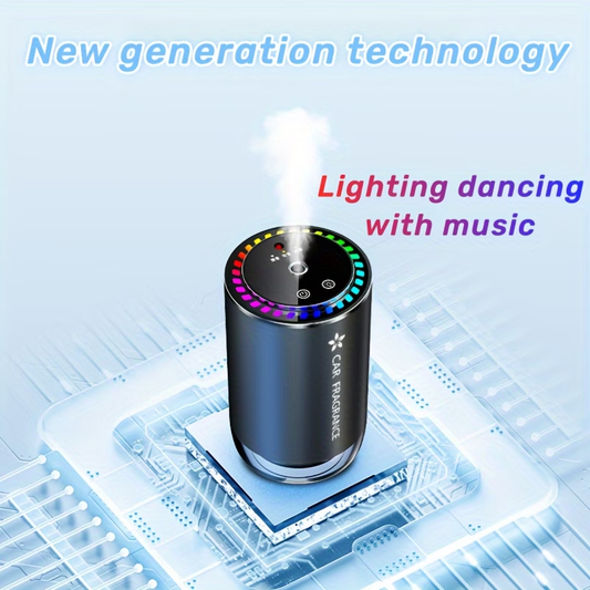 ✨ ავტომობილის ვარსკვლავური ცის არომათერაპიის დიფუზორი მუსიკით – სმარტ არომის აპარატი Nano ავტომატური სპრეით