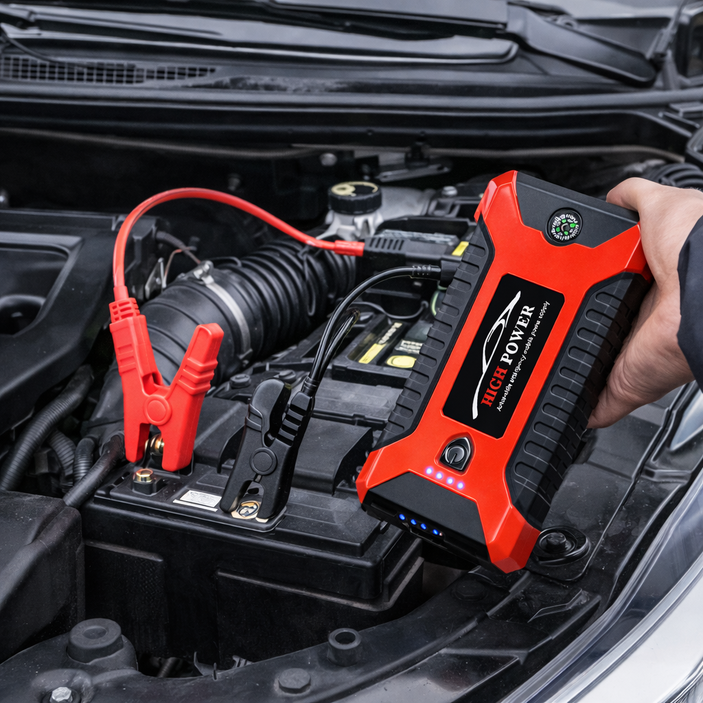 Přenosný startovací zdroj do auta – Výkonný Jump Starter s rychlým doručením